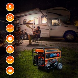 EXTRALINK EGH-5500 HYBRID GENERATOR 5.5KW 3F - 3