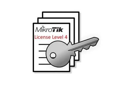 Mikrotik License - LEVEL 4 - 1