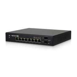 ES-8-150W EDGEMAX EDGESWITCH 8X GIGABIT POE PORTS, 2X SFP PORTS, 150W - 1