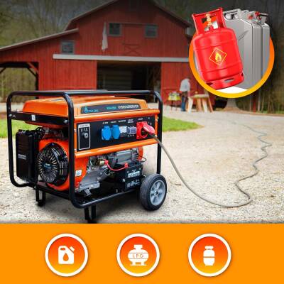 EXTRALINK EGH-5500 HYBRID GENERATOR 5,5KW 3F - 2