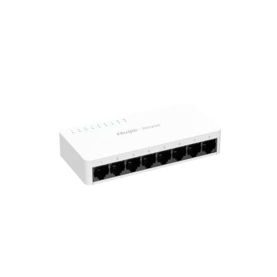Reyee RG-ES08F 8 Portlu, 10/100 Fast Ethernet,Tak Çalıştır Switch, Plastik Kasa - 5