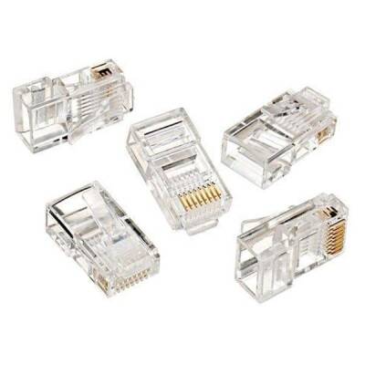 RJ45 CONNECTOR / RJ45 CAT5/CAT6 UÇ 8P8C POWERMASTER (100LÜK PAKET) - 1