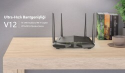 TENDA V1200 300MBPS-867MBPS VDSL2 KABLOSUZ-AC 4 PORT ADSL2+ MODEM - 2