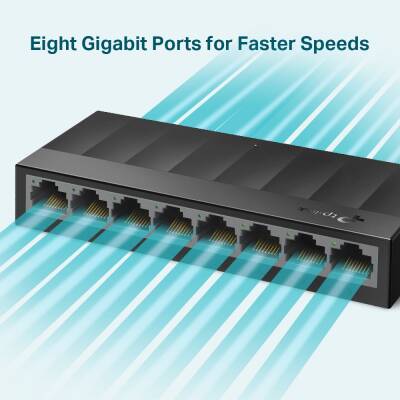 TP-LINK LS1008G 8 PORT GIGABITDESKTOP SWITCH - 2