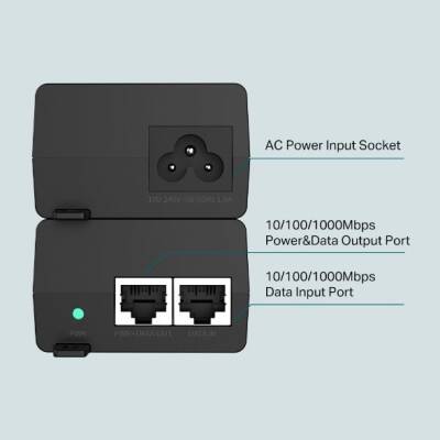 TP-LINK TL-POE160S POE+ INJECTOR - 3